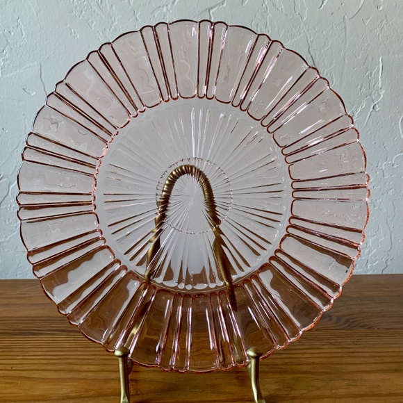 Set of 2 - Anchor Hocking -- Old Café Plates - Picture 14 of 14